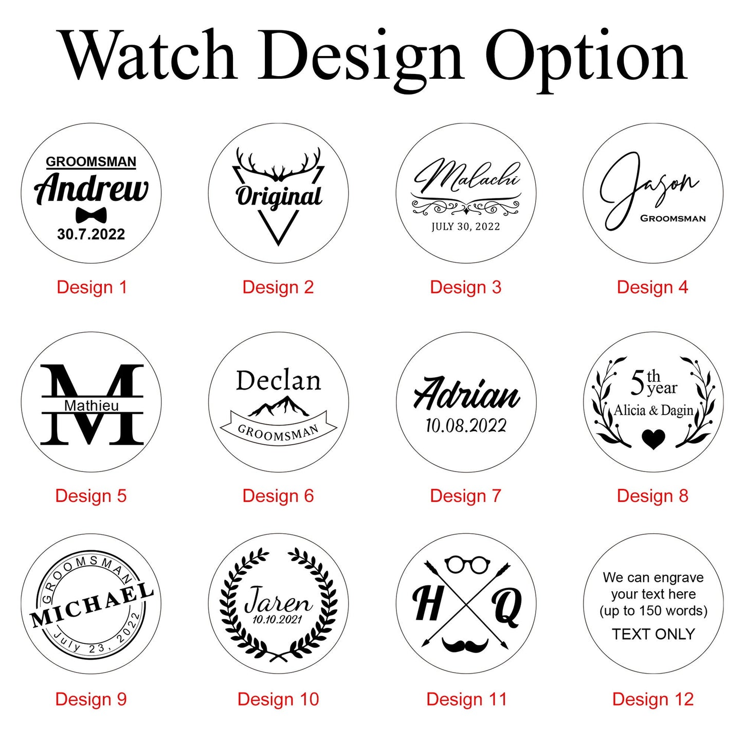 Custom Groomsmen Gift, Wood Watch, Engraved Wooden Watches, Best man Proposal, Groom Gift from Bride on Wedding Day, Groomsmen Wooden Watch