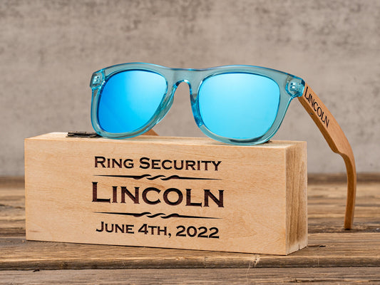 Ring Security Sunglasses, Custom Kids Ring Bearer Sunglasses, Ring Bearer Gift, Toddler Small Child Size Sunglasses, Flower Girl Sunglasses