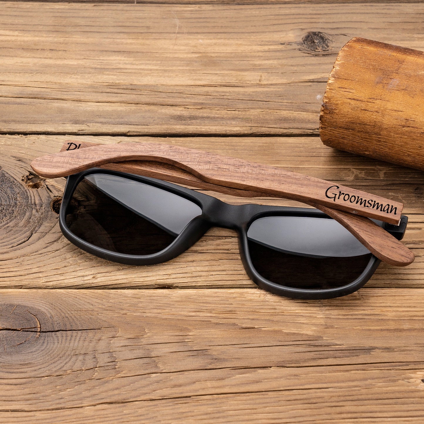 Personalized Wooden Sunglasses, Groomsmen Gifts, Custom Engraved Sunglasses, Groomsmen Proposal, Wedding Gifts for Guys, Bachelor Party Gift
