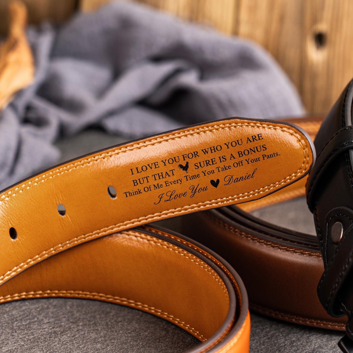 Personalized Leather Belt, Custom Handcrafted Belt for Men, Valentines Day Gift for Husband, Unique Boyfriend Gift, Christmas Gift for Dad